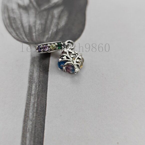 Pandora Togetherness Tree Murano Glass Dangle Charm - Picture 5 of 6